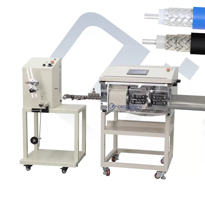 ew 06h 3 automatic coaxial cable cutting stripping machine china