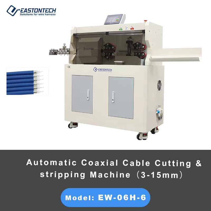 ew 06h 6 automatic coaxial cable cutting stripping machine supplier