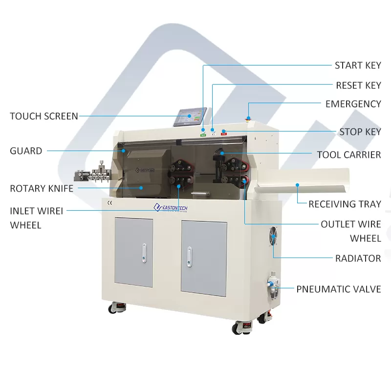 ew 06h 6 automatic coaxial cable cutting stripping machine wholesale manufacturer