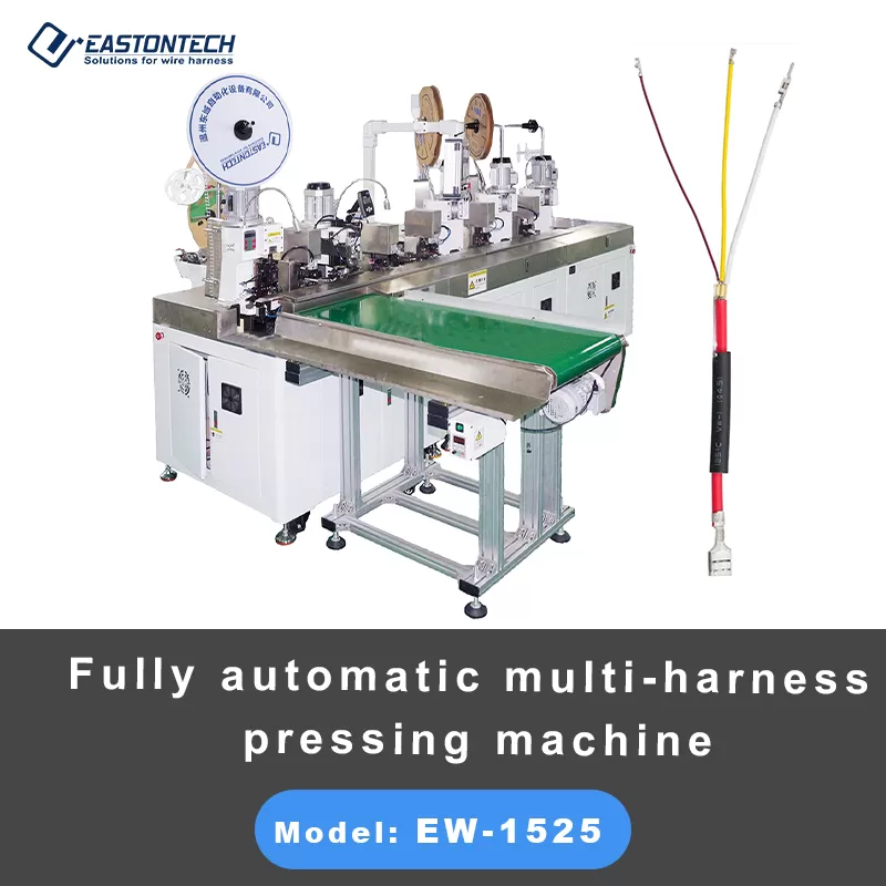 ew 1525 fully automatic multi harness pressing machine in china