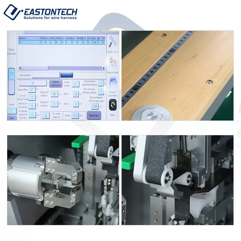 ew 1875 fully automatic wire tape wrapping machine china