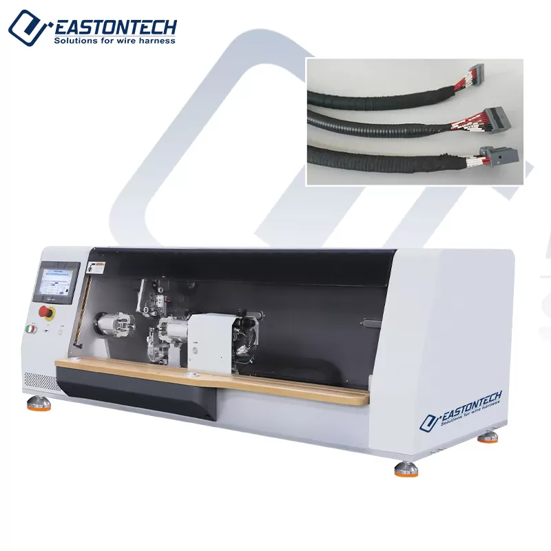 EW-1875 Fully Automatic Wire Tape Wrapping Machine(1mm-20mmOD)