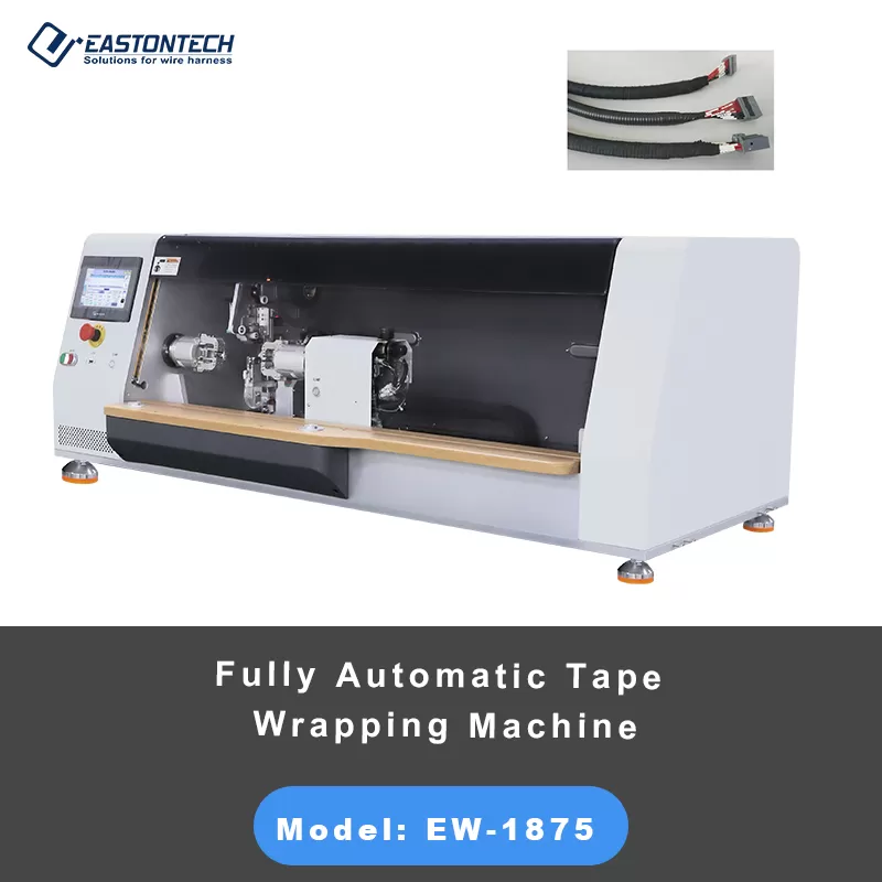 ew 1875 fully automatic wire tape wrapping machine