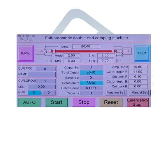 ew 2105 full automatic terminal machine press machine double head suppliers