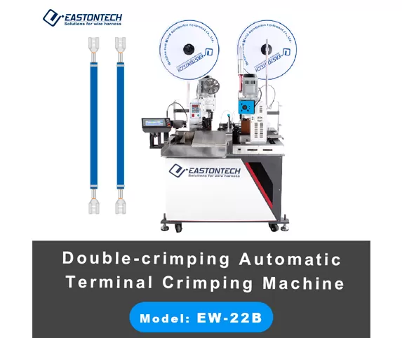 ew 22b double crimping automatic terminal crimping machine video