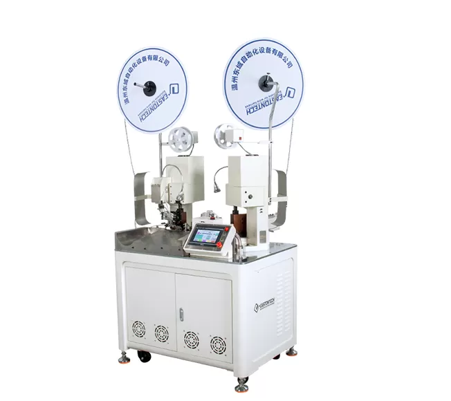 EW-22D Automatic Double Heads Plastic Shell Terminal Crimping and Twisting Machine