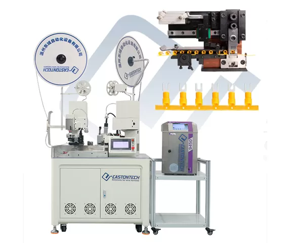 EW-22D+P Ferrules Crimping Machine with Ink-Jet Printing