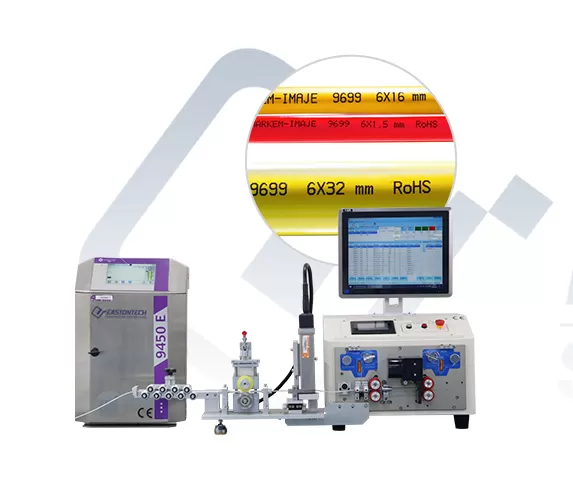 ew 3010s intelligent software controlled wire cutting stripping machine with ink jet printer 0 1 6mm2 china