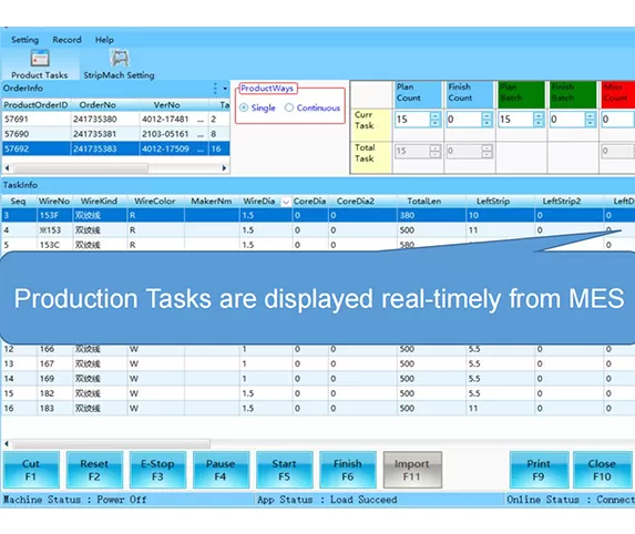 ew 3010s intelligent software controlled wire cutting stripping machine with ink jet printer 0 1 6mm2 for sale