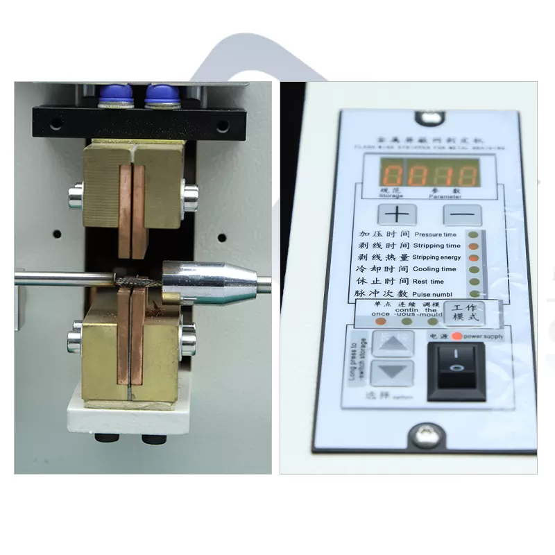 ew 3275 thermocouple shielding mesh stripping machine in china