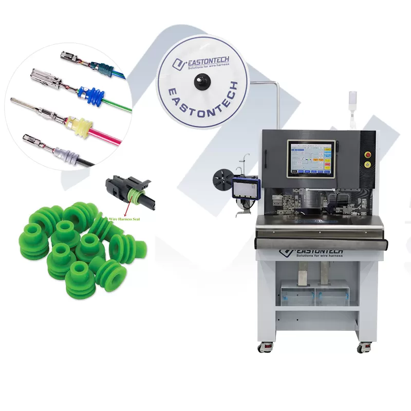 EW-5365 Three-Wire Waterproof Plug Threading Stripping and Terminal Cutting Machine
