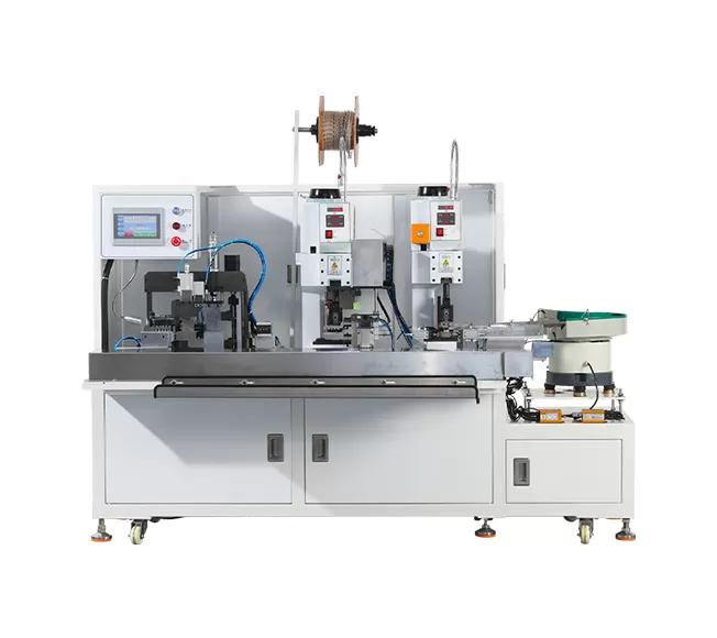 ew 7045 vibrating plate feeding three four core sheathed cablestripping and terminal crimping machine wholesale