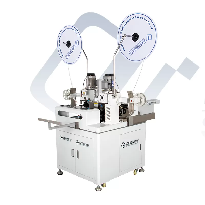 ew 8055 fully automatic 5 wires double head wire crimping machine for sale