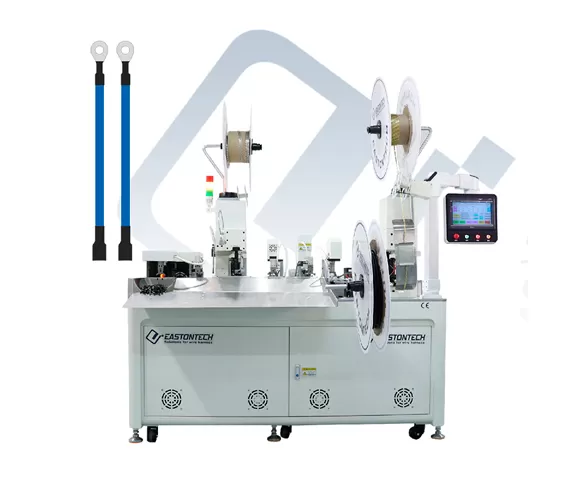 ew 8070 1 automatic double end terminal crimping and inserting heat shrink tube machine manufacturer