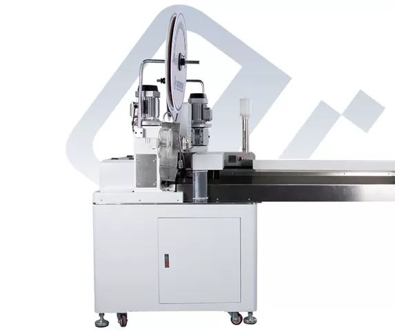 EW-8080 Fully Automatic Flat Ribborn Wire Crimp/Solder Machine(Double Head)
