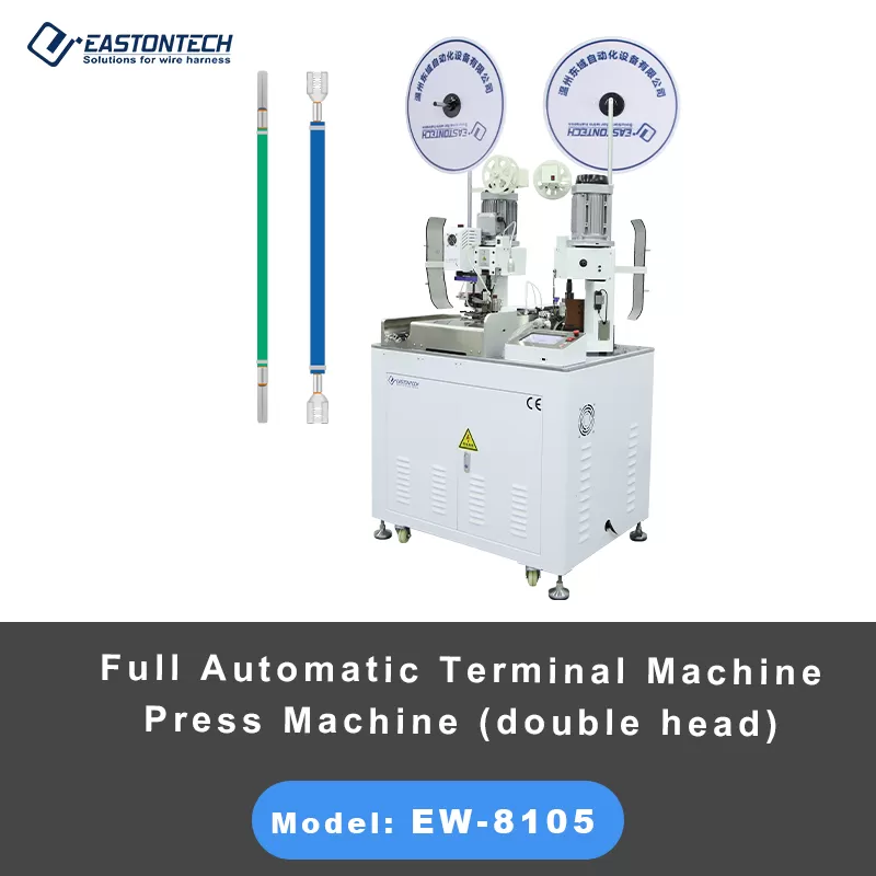 ew 8105 fully automatic double side terminal crimping machine supplier