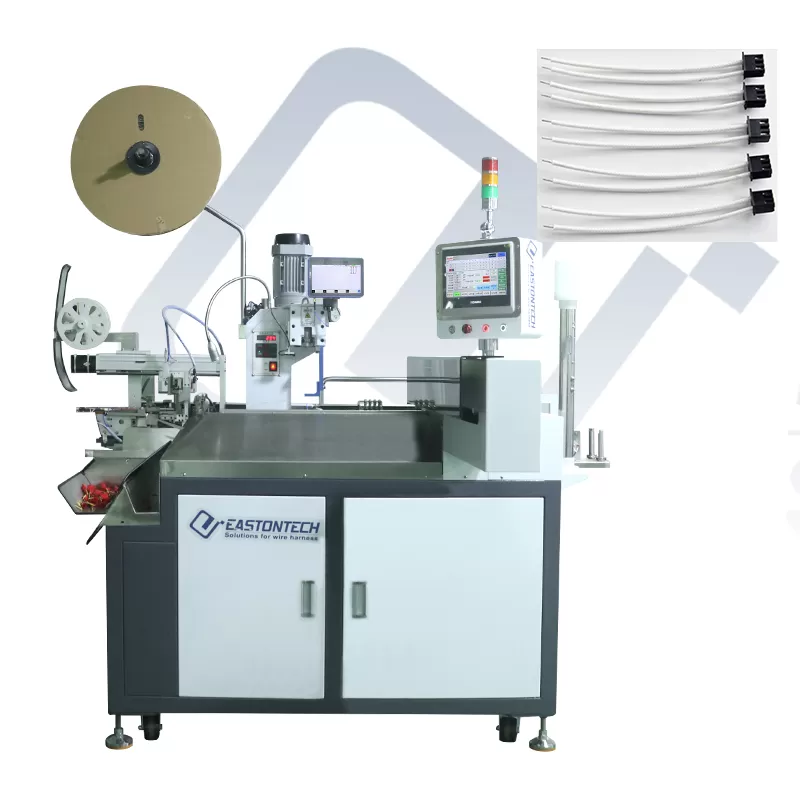 EW-8140 Automatic Single Head Crimping and Housing Insertion Another Side Tinning Machine