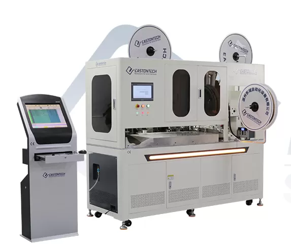 ew-8155 fully automatic double-head crimp and insert number tube machine price