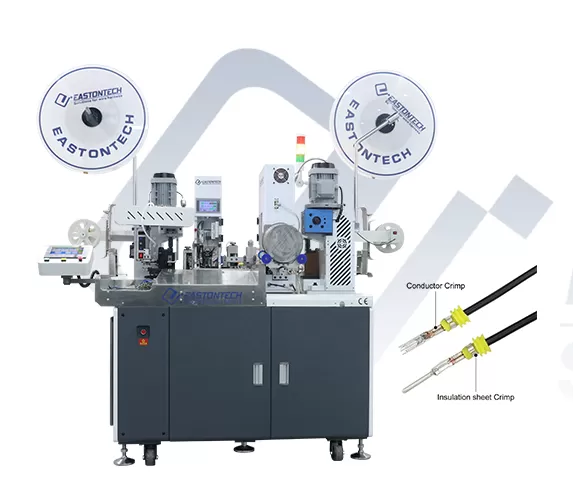 ew-8285 automatic double-end terminal crimping & waterproof plug inserting machine price