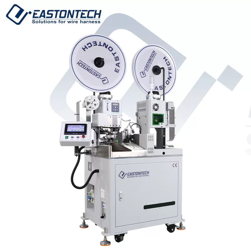 ew 8850 servo motor fully automatic double side crimping machine china