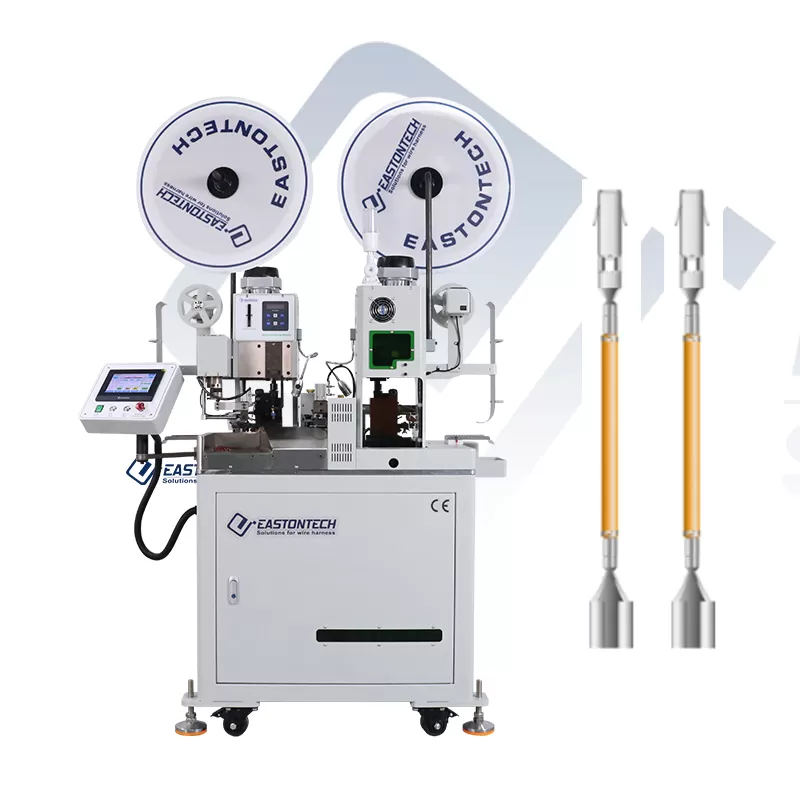 ew 8850 servo motor fully automatic double side crimping machine company