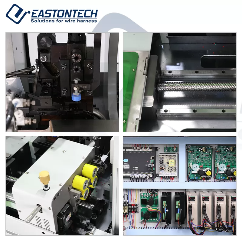 ew 8850 servo motor fully automatic double side crimping machine for sale