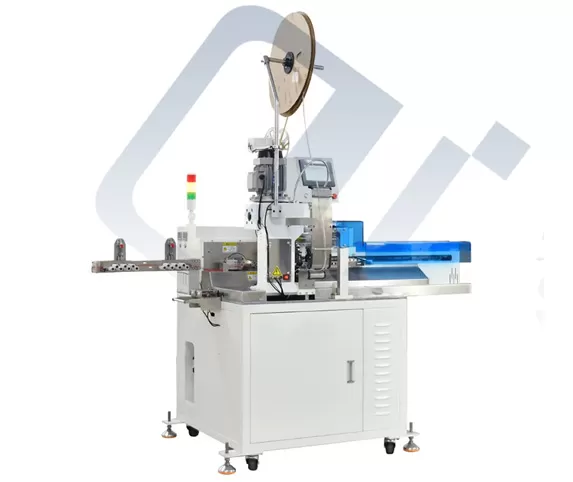 EW-8910 Fully Automatic Double Side Tinning with Crimping Machine