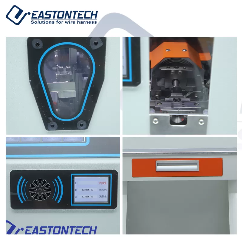 ew 9825 servo crimping machine for tube type terminals with number tubes china